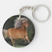 Porte-clés Fonctionnement miniature de cheval (Dos)