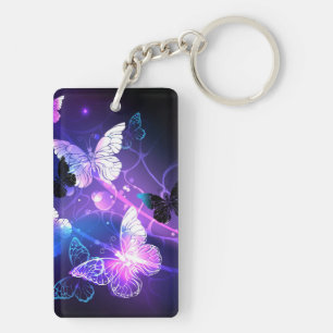 Porte-clés Fond avec papillons de nuit