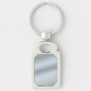Porte-clés Fond d'art au look argent brossé