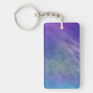 Porte-clés Fond de ciel profond aux couleurs de l'arc-en-ciel