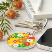 Porte-clés Fond d'écran Funky Flower Power (Devant droit)