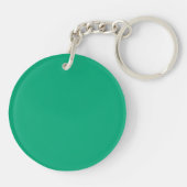 Porte-clés Fond sarcelle uni avec une texture lisse (Dos)