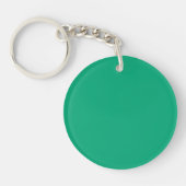 Porte-clés Fond sarcelle uni avec une texture lisse (Devant)