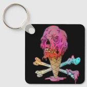 Porte-clés Fondre Crème de glace Déchirer le crâne (Recto)