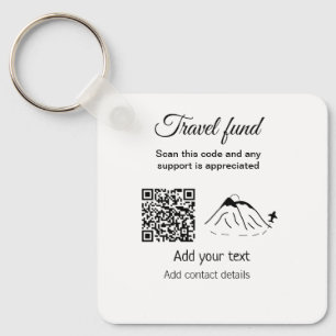 Porte-clés Fonds de voyage vacances lune de miel don ajouter