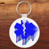 Porte-clés Fonte De L'Étoile De Vie (Recto)