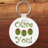 Porte-clés Foody Olive You (Recto)