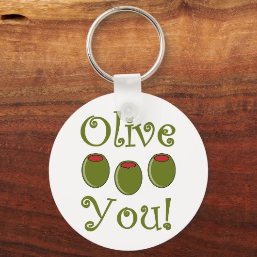 Porte-clés Foody Olive You (Recto)