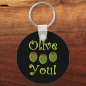 Porte-clés Foody Olive You (Recto)