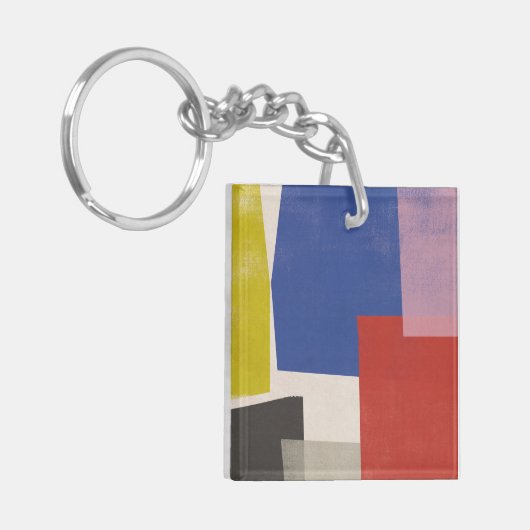 Porte-clés Foolscap - Colorblocs modernes (Devant gauche)