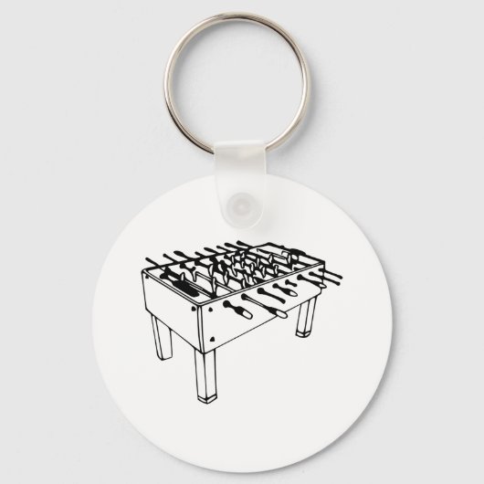 Porte-clés Foosball - Football de table (Recto)