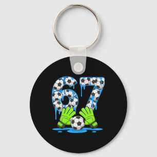 Porte-clés Football 67 Six Seven Génération Alpha Mème Dégoul