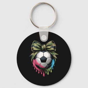 Porte-clés Football Camouflage Nœud Coquette Militaire Sporti