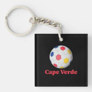 Porte-clés football cap-verdien