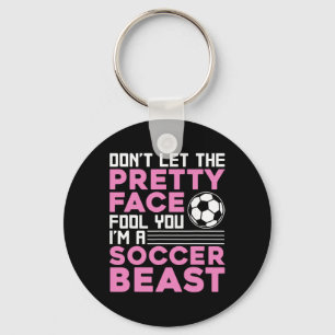 Porte-clés Football Cool Pour Femmes Adolescentes Filles Amou