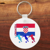 Porte-clés Football Croatie (Recto)