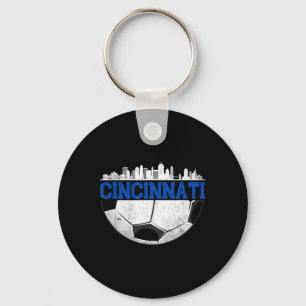 Porte-clés Football de Cincinnati dévasté Cincy nati 