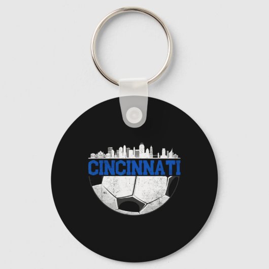 Porte-clés Football de Cincinnati dévasté Cincy nati (Recto)