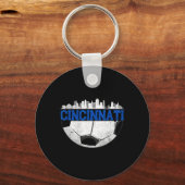 Porte-clés Football de Cincinnati dévasté Cincy nati (Recto)