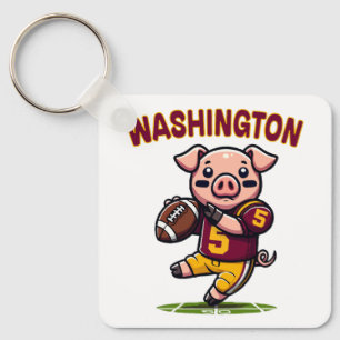 Porte-clés Football de Hog à Washington