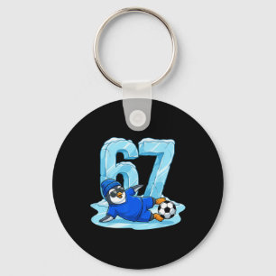 Porte-clés Football de pingouin 67 Toboggan de glace Drôle de