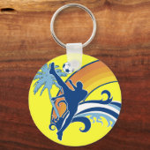 Porte-clés football d'été. (Recto)
