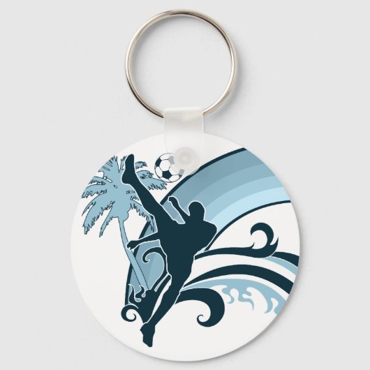 Porte-clés football d'été. (Recto)