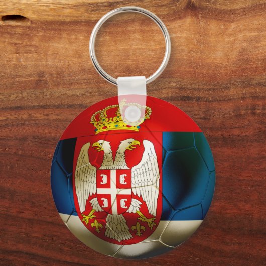 Porte-clés Football en Serbie (Recto)