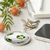 Porte-clés Football jamaïcain (Côté)