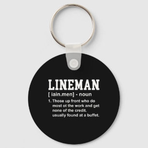 Porte-clés Football Lineman Définition Drôle Offensive Linema
