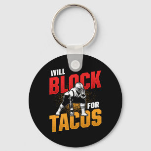 Porte-clés Football Lineman Pour Tacos Offensive Pla
