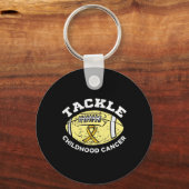 Porte-clés Football Lutter contre le cancer chez l'enfant (Recto)