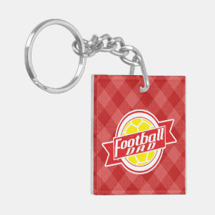 Porte-clés Football Papa Keyring