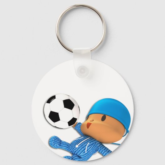 Porte-clés Football Peekaboo (Recto)