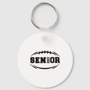 Porte-clés Football Senior 2025 Année de graduation _1