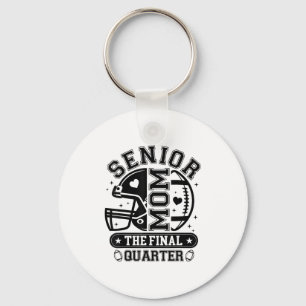 Porte-clés Football Senior Mom 2026 Le dernier trimestre de l