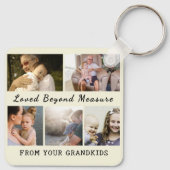 Porte-clés For Grandma & Grandpa – Loved Beyond Measure (Dos)