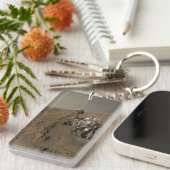 Porte-clés Forage Mars Curiosity Red Martian Paysage (Devant droit)