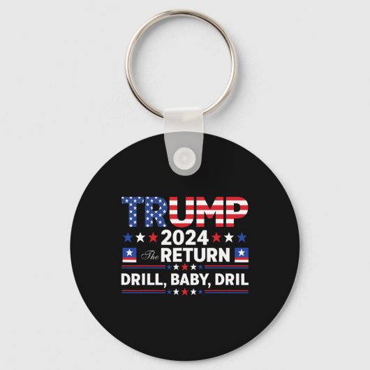 Porte-clés Forage Trump 2024 par (Recto)
