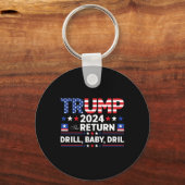 Porte-clés Forage Trump 2024 par (Recto)