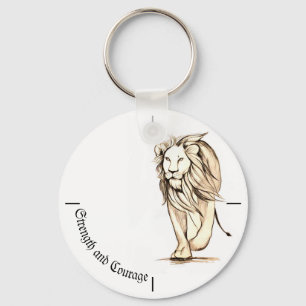Porte-clés Force et courage