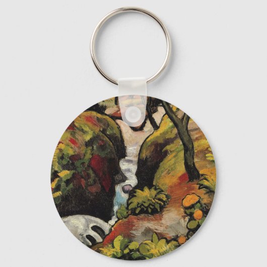 Porte-clés Forest Brook par August Macke Expressionnisme Vint (Recto)