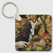 Porte-clés Forest Brook par August Macke Expressionnisme Vint (Recto)