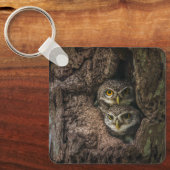 Porte-clés Forest | Deux Owls Looking (Recto)