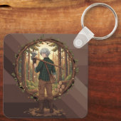 Porte-clés Forest Guardian Anime (Verso)