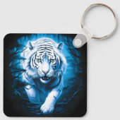 Porte-clés Forest Mystic Wild White Tiger (Dos)