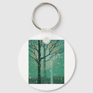 Porte-clés Forêt brumeuse