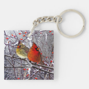 Porte-clés Forêt cardinale
