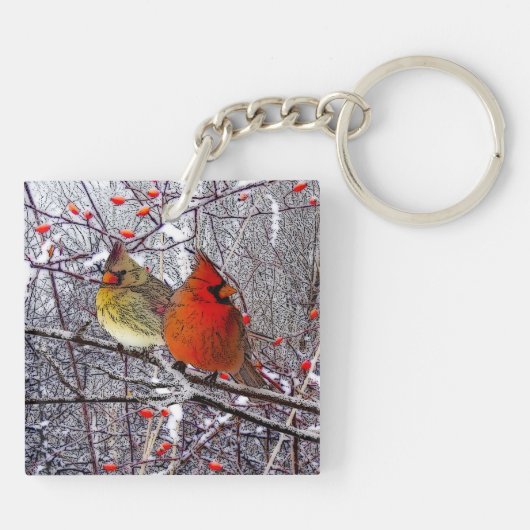 Porte-clés Forêt cardinale (Dos)