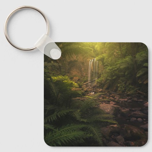 Porte-clés Forêt | Cascade Sunlight Highlights (Recto)